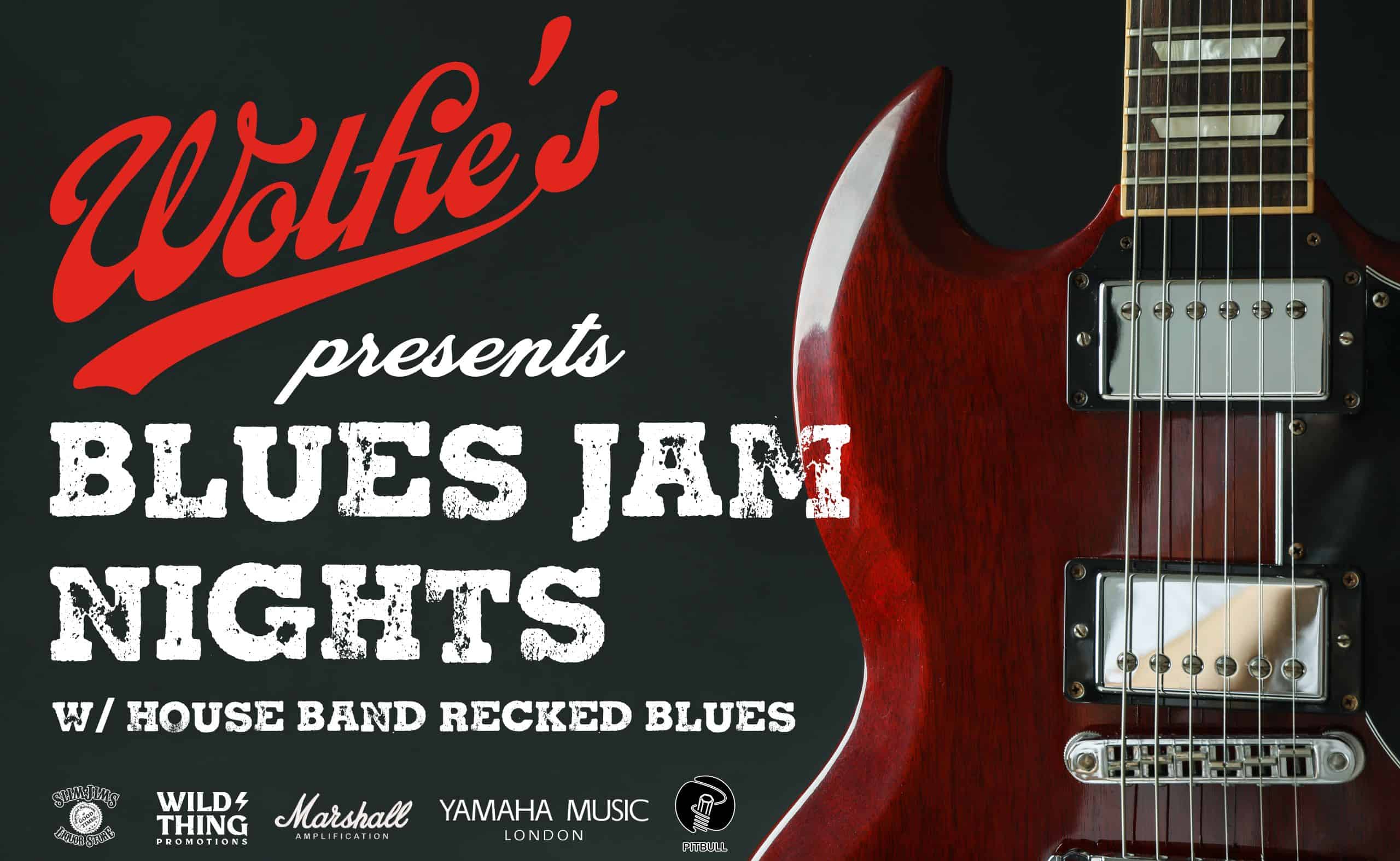 Wolfie's Rock N' Roll Whisky presents: Blues Jam Nights w Recked Blues (House Band)