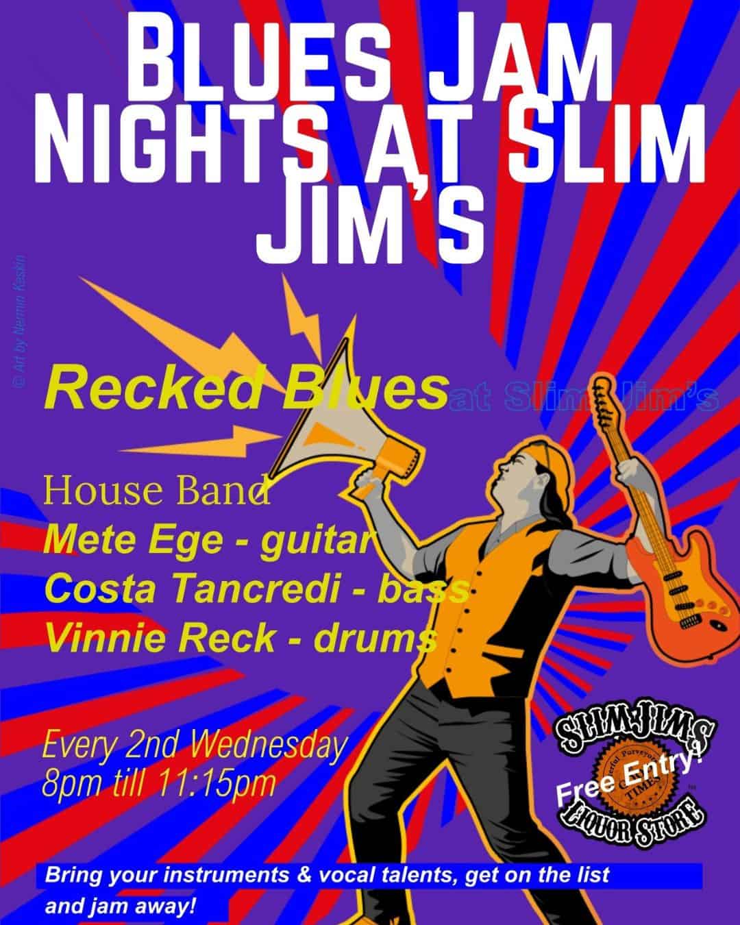 Blues Jam Nights with Recked Blues Band