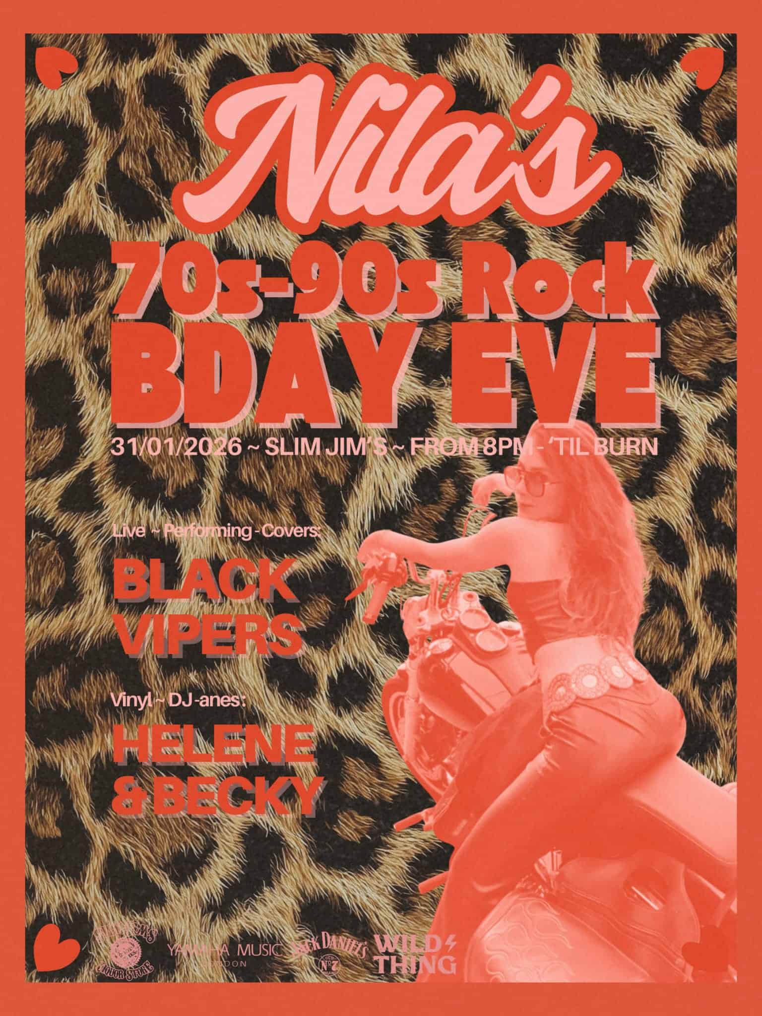 Nila's 70s-90s Rock Bday Eve