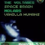 CITY SOUND SESSION presents: The Voltares / Space Brain / Molars / Vanilla Humans