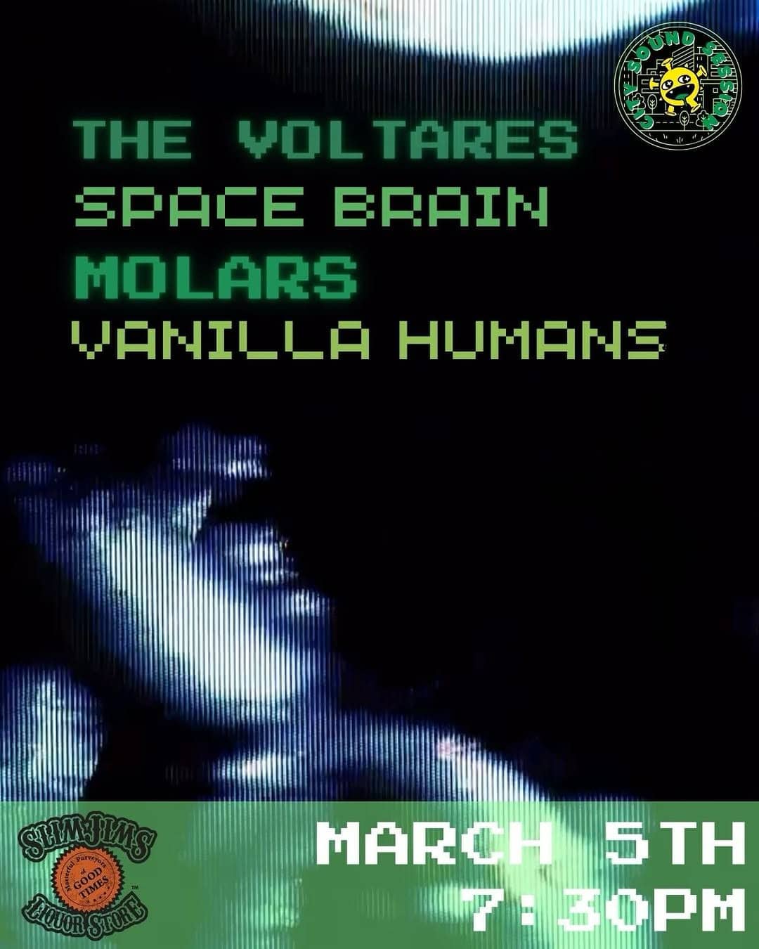 CITY SOUND SESSION presents: The Voltares / Space Brain / Molars / Vanilla Humans