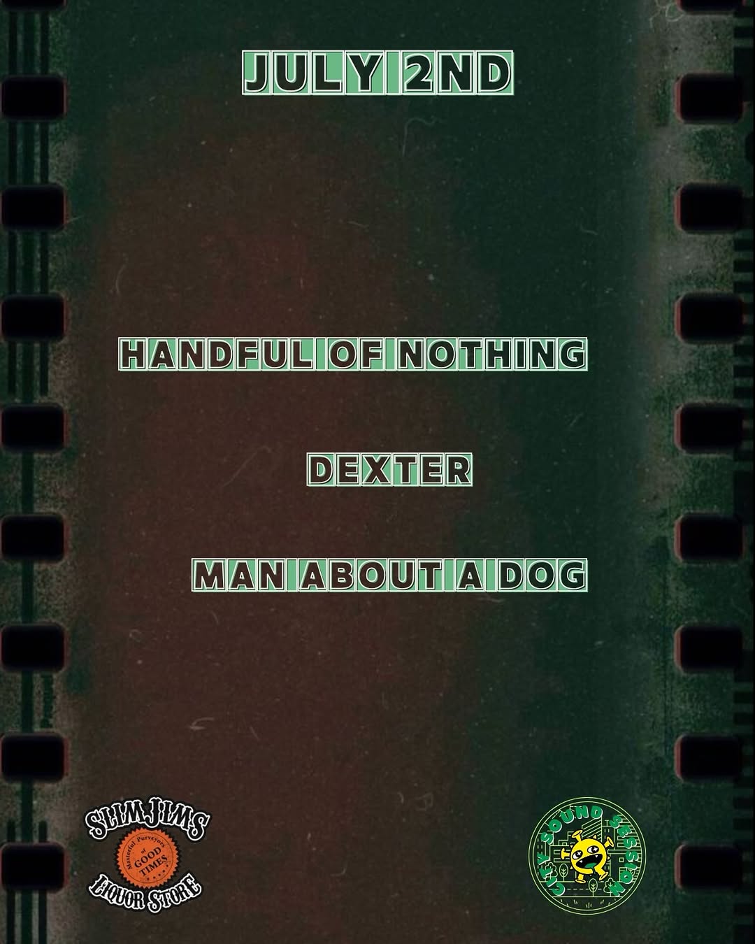 CITY SOUND SESSION presents: HANDFUL OF NOTHING / DEXTER / MAN ABOUT A DOG