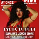 Everywhere at Once presents: LYDIA LUTUDI by Music Venue Trust and National Lottery